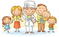 Cartoon Family Doctor