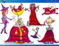 Cartoon Fantasy Characters Set