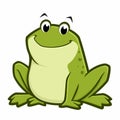 Cartoon Fat Frog Royalty Free Stock Photo