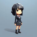 Free 3d Model Of Yooshi Girl Anime Character