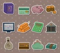 Cartoon Finance & Money stickers