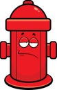 Cartoon Fire Hydrant Tired