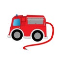 Cartoon firetruck