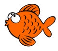 Cartoon fish vector.Fish illustration.Fish icon logo Royalty Free Stock Photo