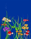 Cartoon fishes