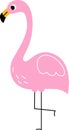 Cartoon Flamingo Bird Royalty Free Stock Photo