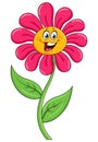 Cartoon flower