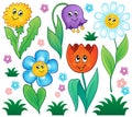 Cartoon flowers collection 4