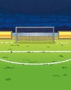 cartoon football soccer stadium stock background