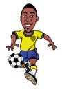 Cartoon Footballer
