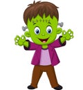 Cartoon Frankenstein Character Royalty Free Stock Photo