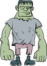 Cartoon Frankenstein monster Royalty Free Stock Photo