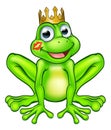 Cartoon Frog Prince Kiss