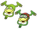 Cartoon frog Royalty Free Stock Photo