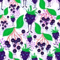 Cartoon fruit pattern