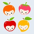 Cartoon Fruits