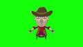 Cartoon funny animation gif character on isolated background. Purple Monster.