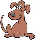 Cartoon funny dog comic animal character Royalty Free Stock Photo