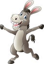 Cartoon funny donkey Royalty Free Stock Photo