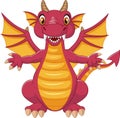 Cartoon funny dragon Royalty Free Stock Photo