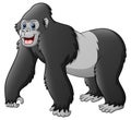 Cartoon funny gorilla