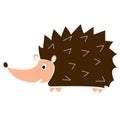 Cartoon funny hedgehog