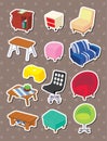 Cartoon Furniture stickers