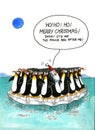 Cartoon gag about penguins' resemblance