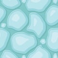 Cartoon game texture, ice surface seamless pattern. Game asset walls and environment background Royalty Free Stock Photo