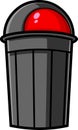 Cartoon Garbage Bin