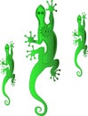 Cartoon geckos