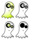 Cartoon ghost vector Royalty Free Stock Photo