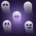 Cartoon Ghosts Emotion