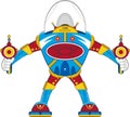 Cartoon Giant Robot Spacesuit