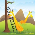 Cartoon giraffe illustration