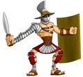 Cartoon gladiator