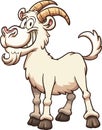 Cartoon goat Royalty Free Stock Photo