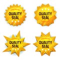 Cartoon Gold Premium Quality Seals