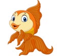 Cartoon golden fish