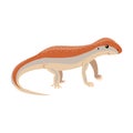 Cartoon great desert skink. Australian lizard. Cute animal.