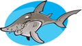 Cartoon Grey Nurse Shark Royalty Free Stock Photo