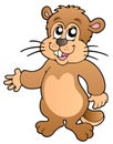 Cartoon groundhog