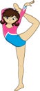 Cartoon Gymnast