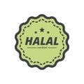 cartoon halal label