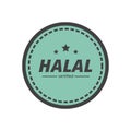 cartoon halal label