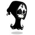 Cartoon Halloween Grim Reaper Royalty Free Stock Photo