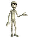 Cartoon halloween mummy