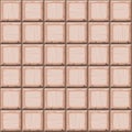 Cartoon hand drown beige seamless old tiles texture