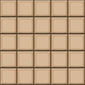 Cartoon hand drown beige seamless tiles texture