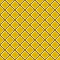 Cartoon hand drown golden old diagonal seamless tiles texture